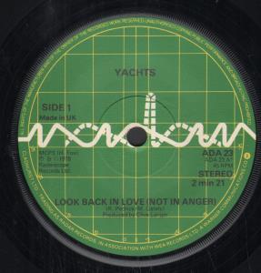 Yachts - Look Back In Love - 7 Inch