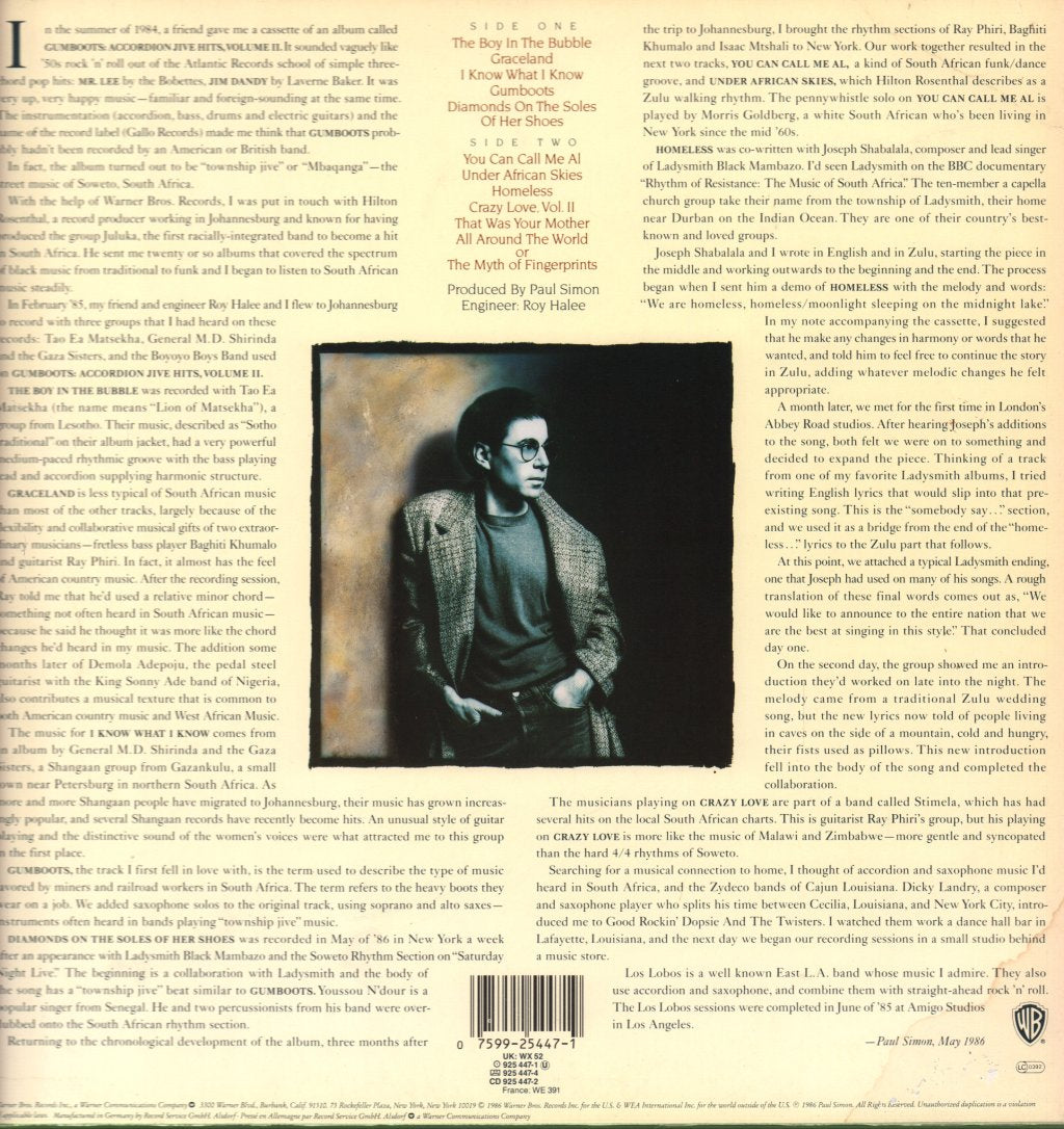 Paul Simon - Graceland - Lp