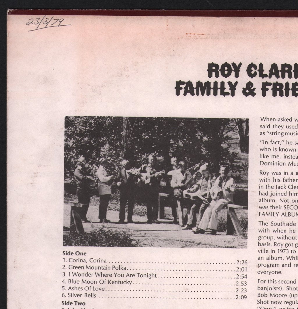 Roy Clark - Family & Friends - Lp