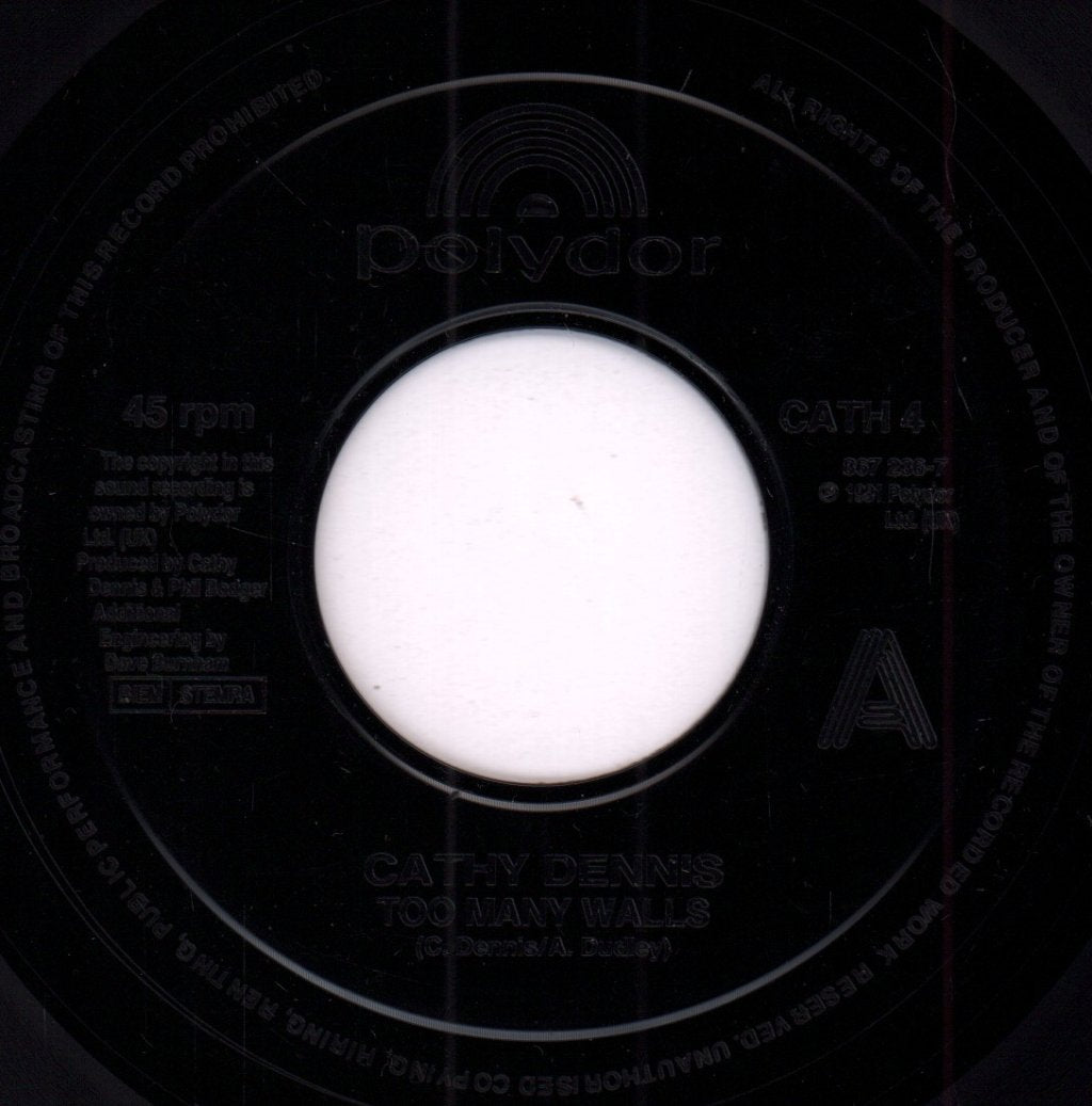 Cathy Dennis - Too Many Walls - 7 Inch