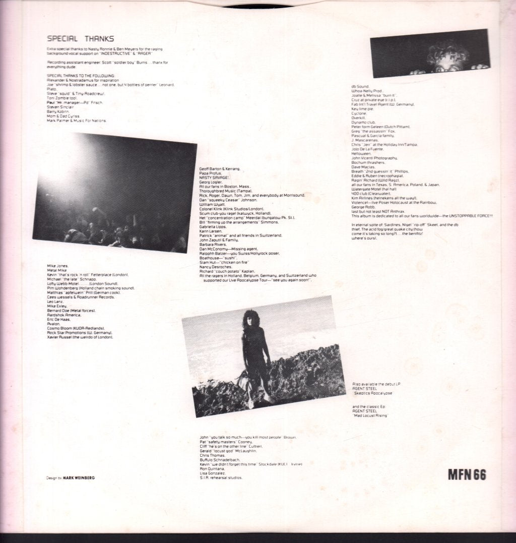 Agent Steel - Unstoppable Force - Lp