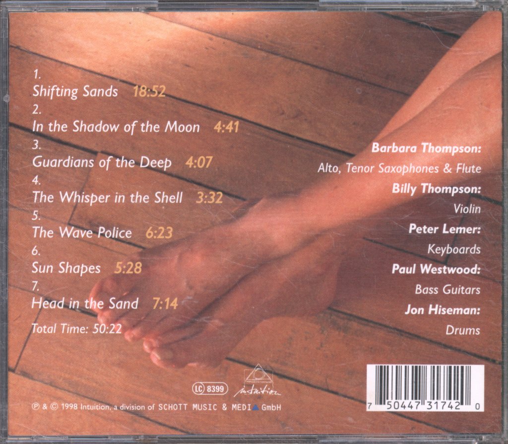 Barbara Thompson's Paraphernalia - Shifting Sands - Cd