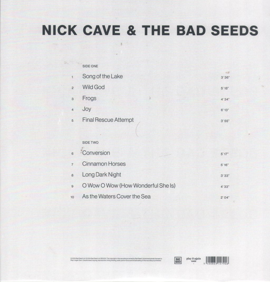 Nick Cave And The Bad Seeds - Wild God - Lp