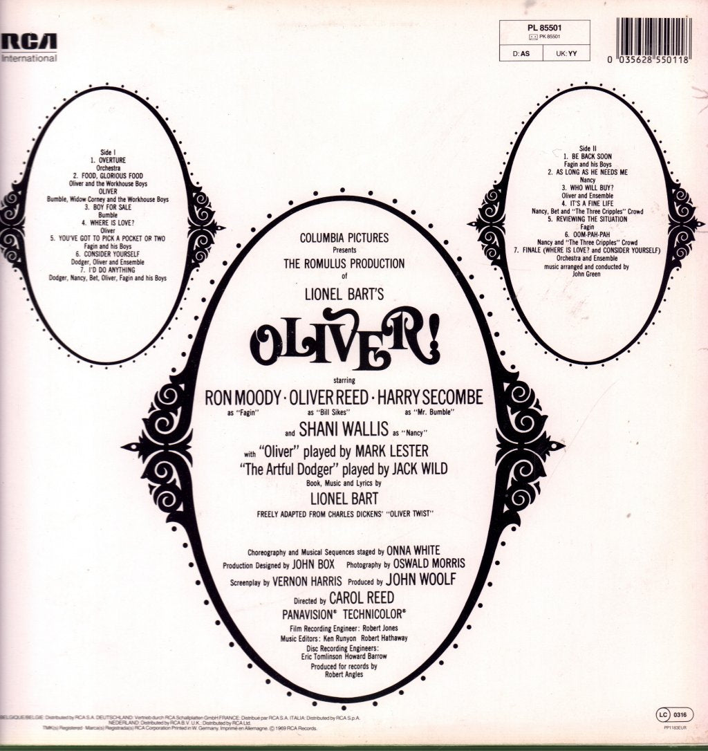 Lionel Bart - Oliver! - Original Soundtrack Recording - Lp