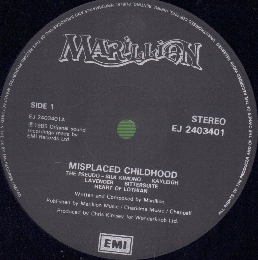 Marillion - Misplaced Childhood - Lp