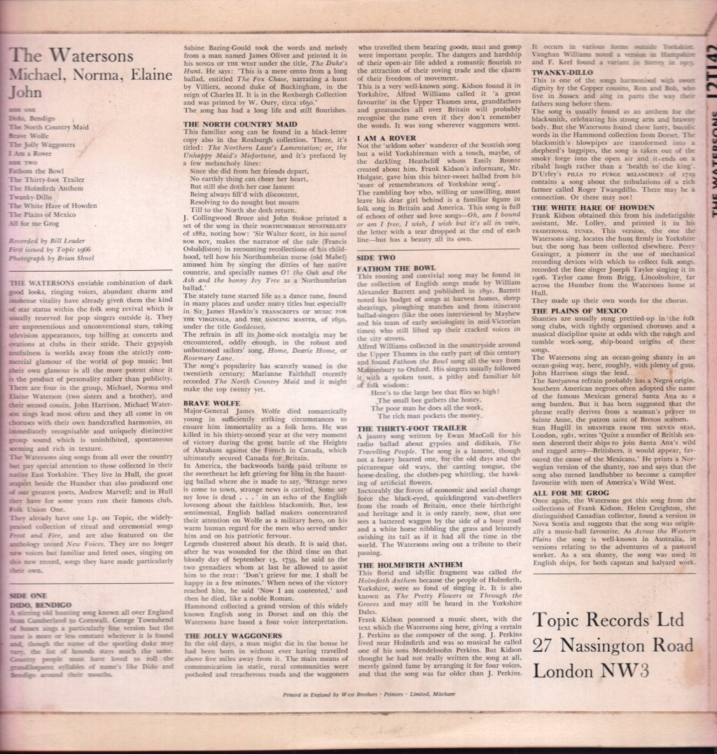 Watersons - Watersons - Lp