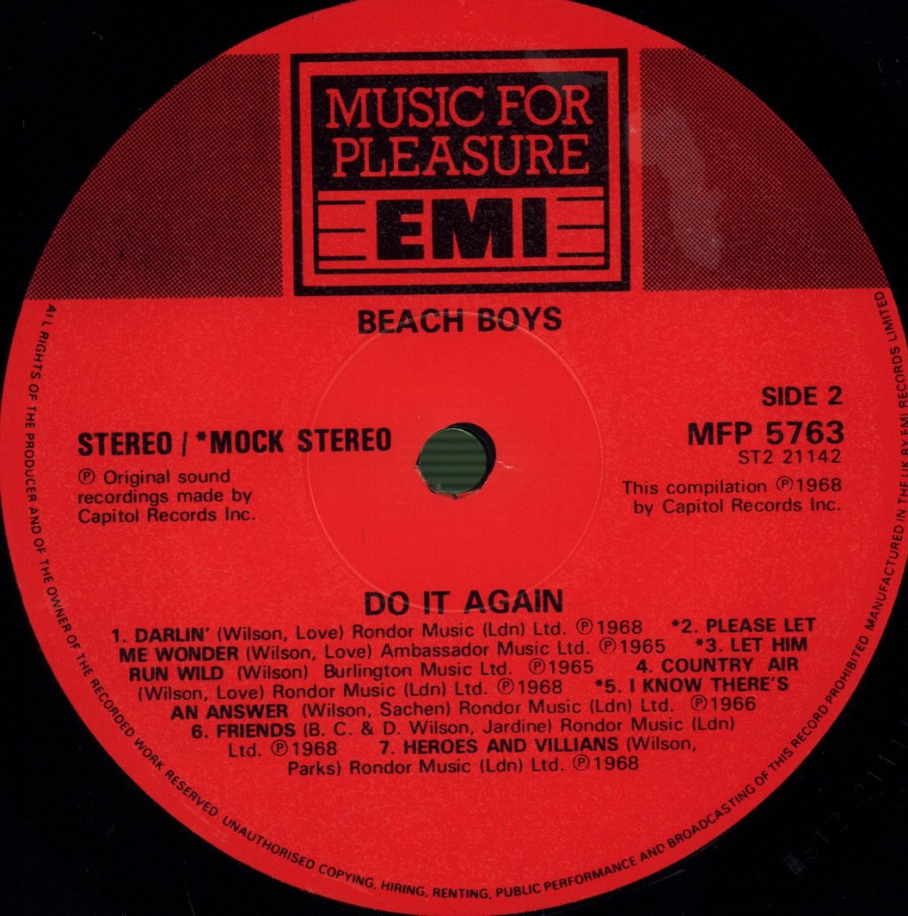 Beach Boys - Do It Again - Lp