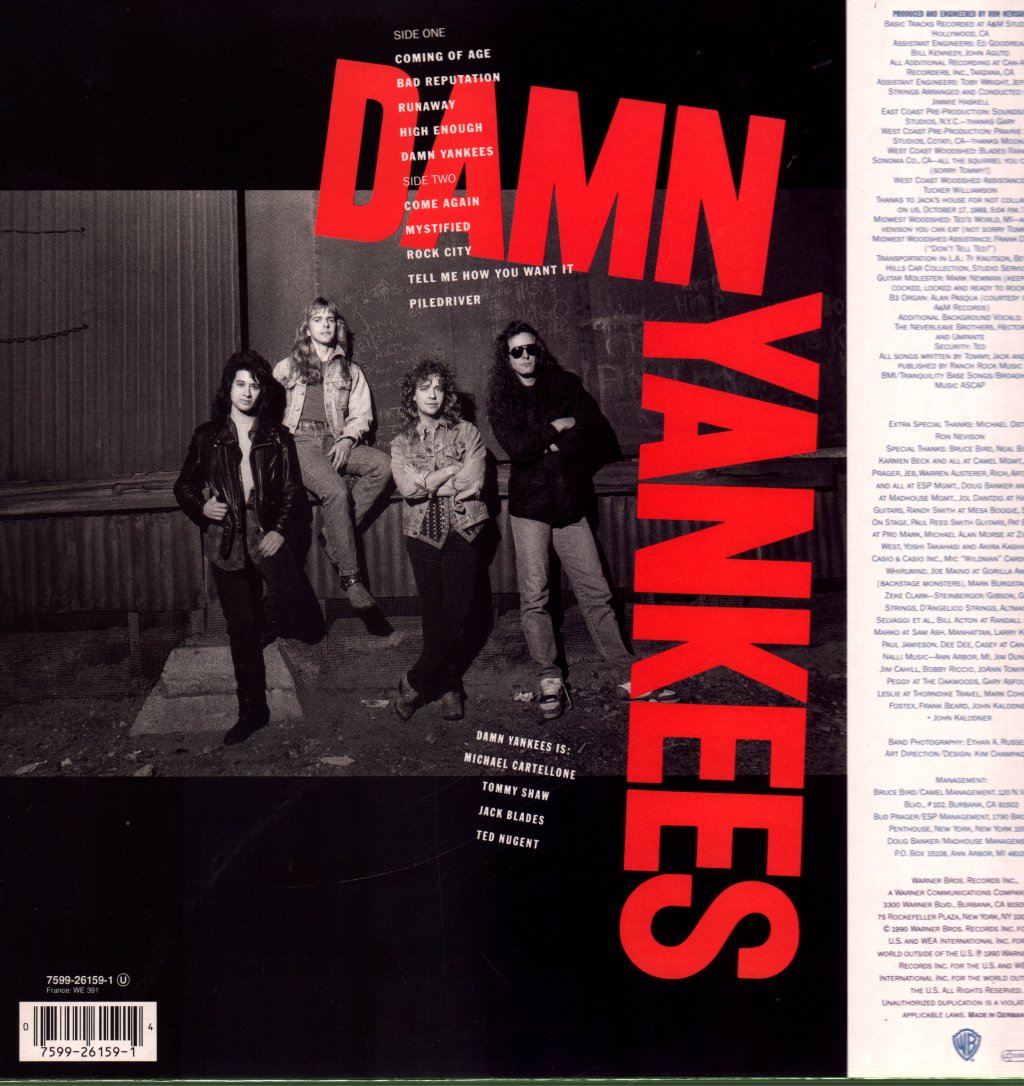 Damn Yankees - Damn Yankees - Lp