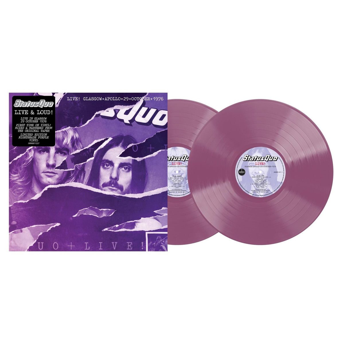 Status Quo - Status Quo, 29th October 1976 Live! - 50th Anniversary Purple Vinyl Edition - Double Lp