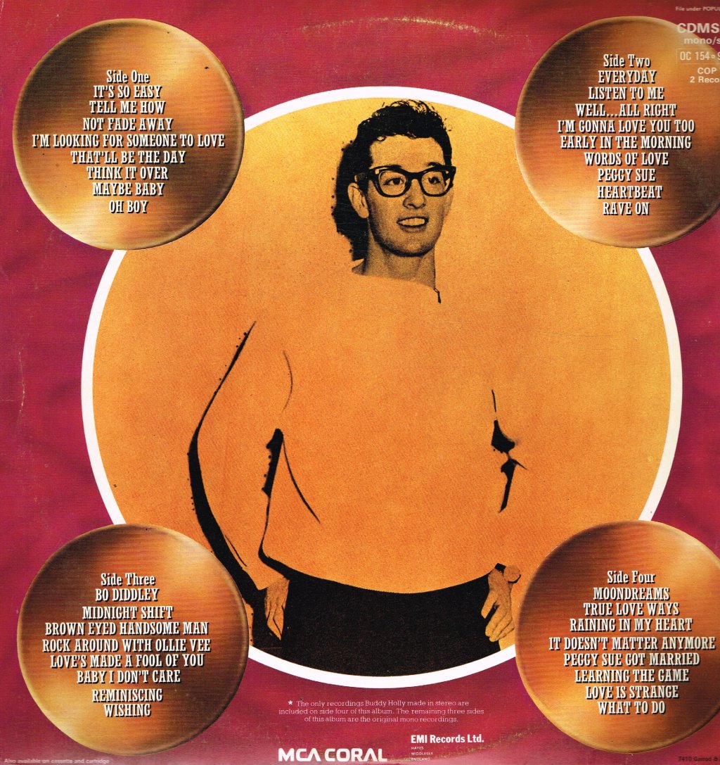 Buddy Holly - Legend - Double Lp