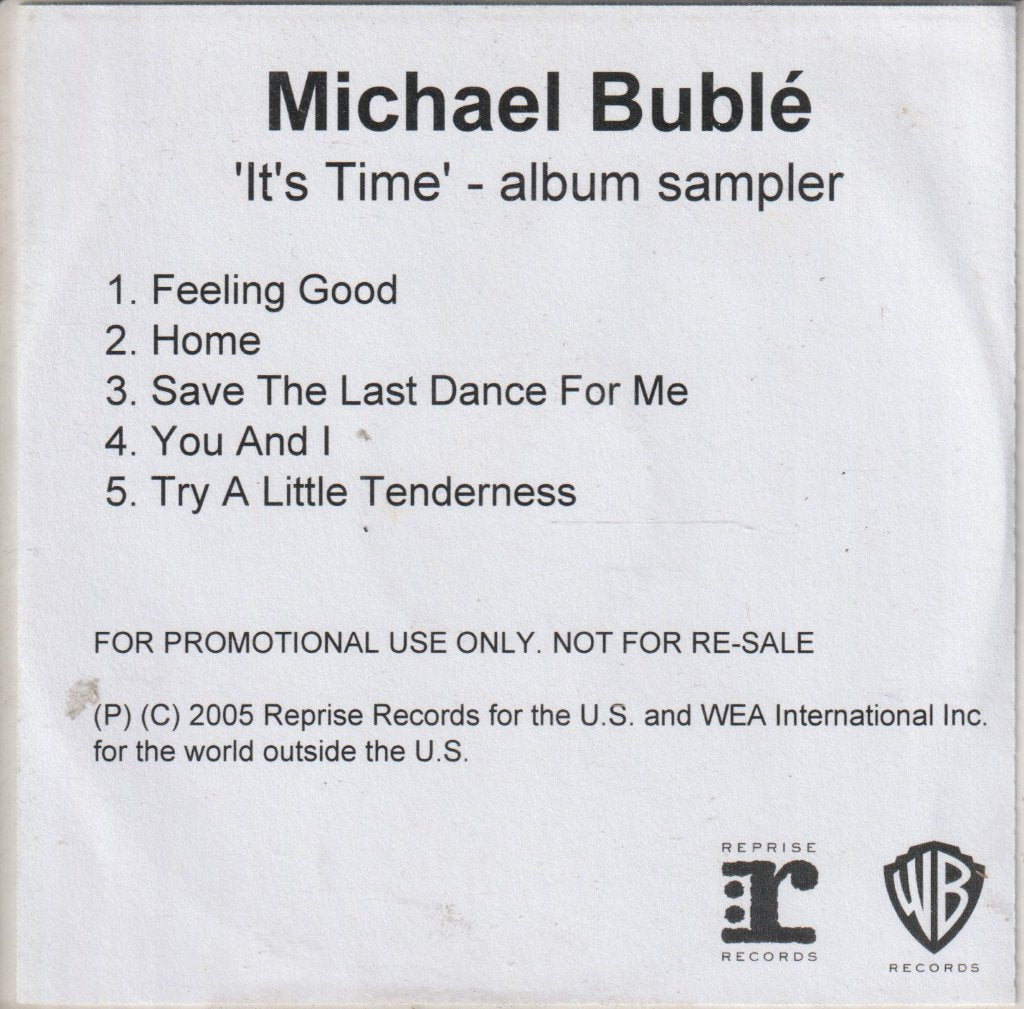 Michael Buble - It's Time Album Sampler - Cdr
