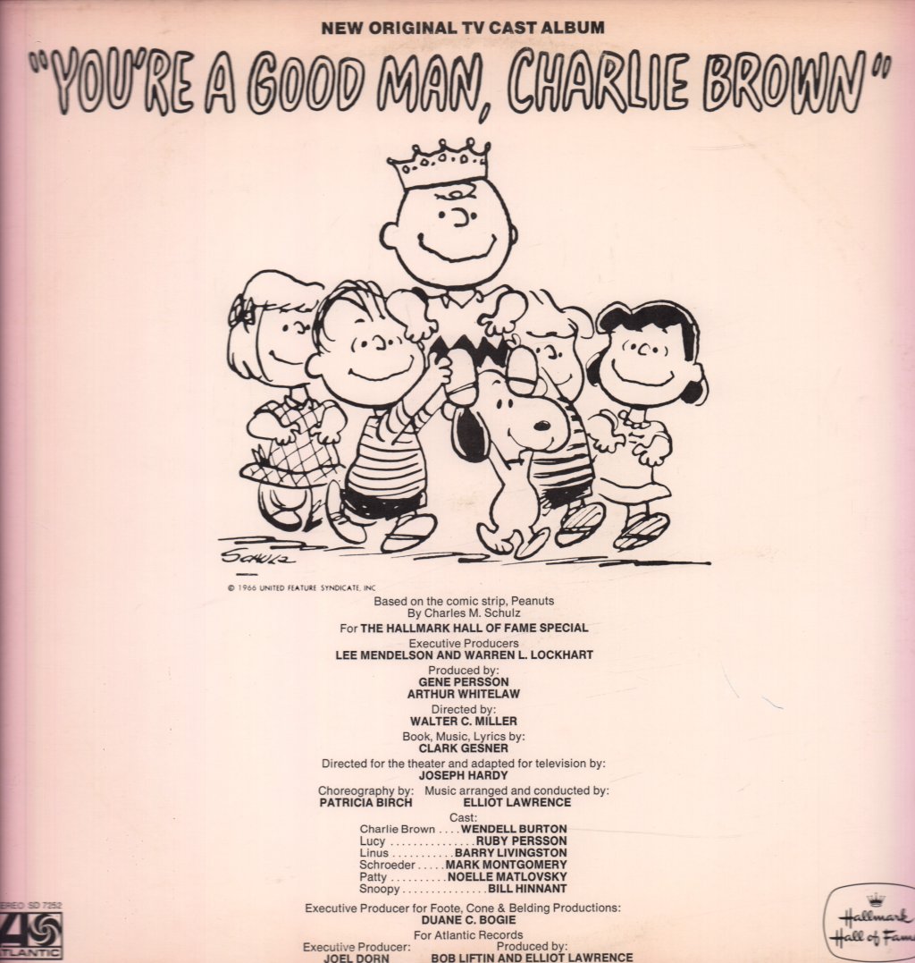 Various Artists - New Original TV Cast Album "You're A Good Man, Charlie Brown" - Lp