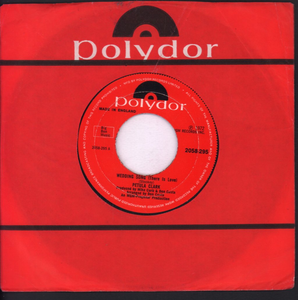 Petula Clark - Wedding Song - 7 Inch
