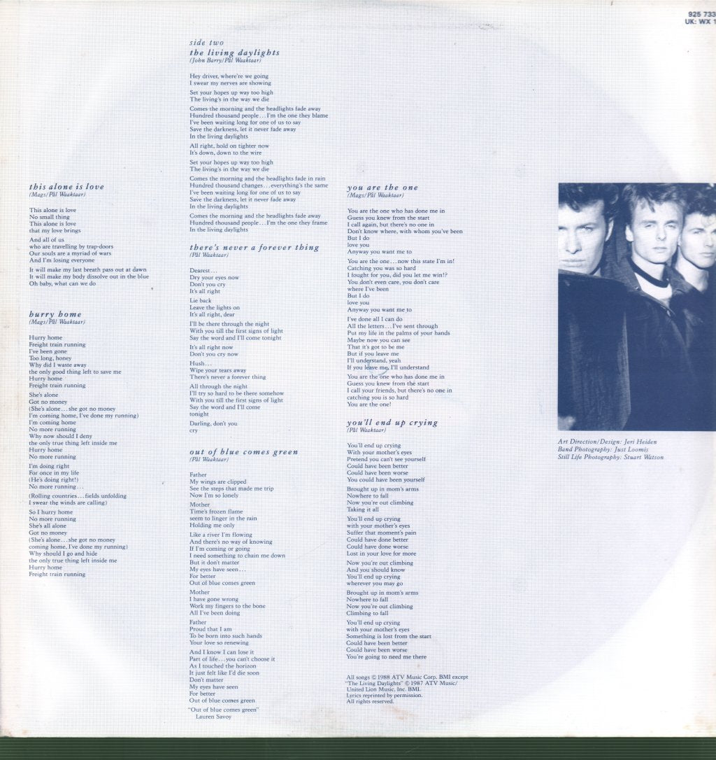 A-Ha - Stay On These Roads - Lp