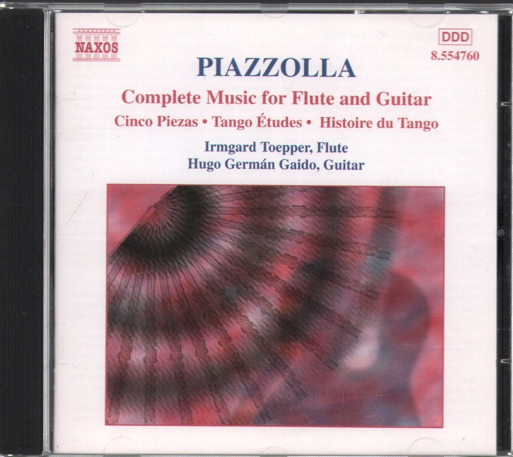 Astor Piazzolla - Complete Music For Flute And Guitar - Cd