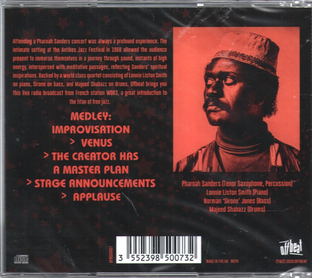 Pharoah Sanders - Juan Les Pins Jazz Festival 1968 - Cd