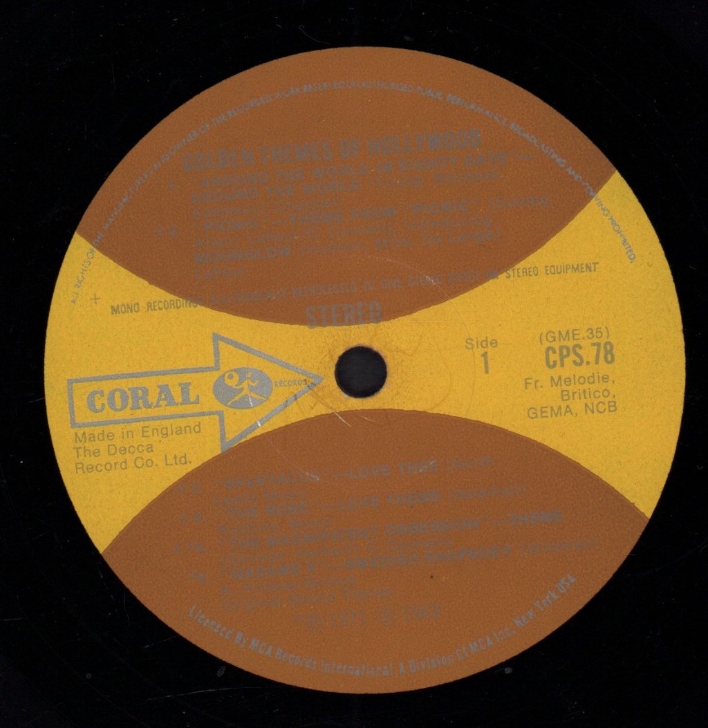 Various Artists - Golden Themes Of Hollywood - Lp