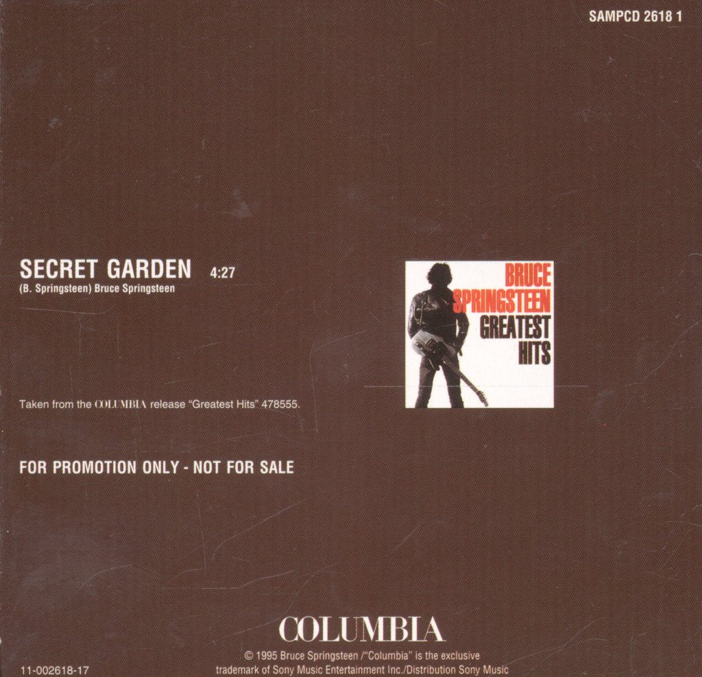 Bruce Springsteen - Secret Garden - Cd