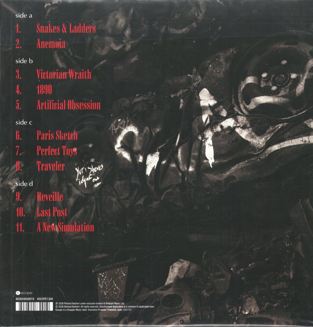 Richard Barbieri - Hauntings - Double Lp