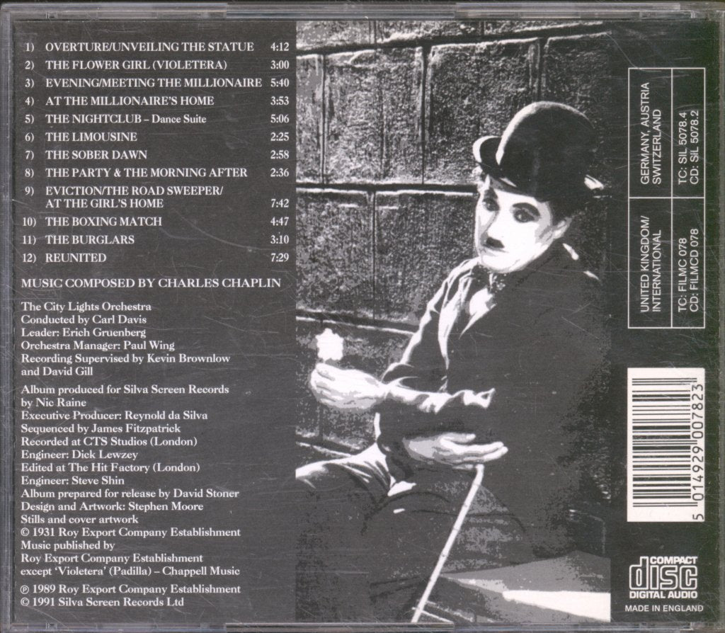 Charlie Chaplin, Carl Davis, The City Lights Orchestra - City Lights - Cd