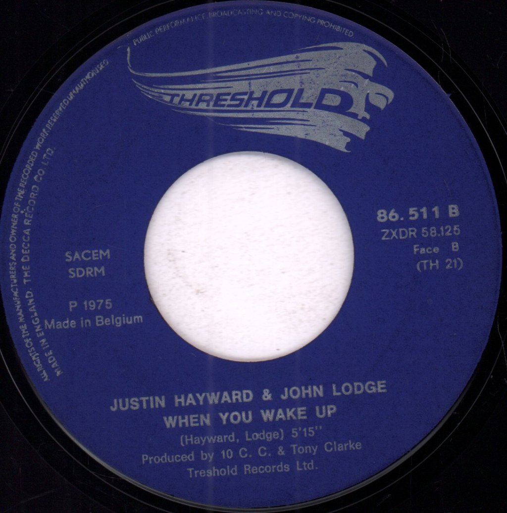 Justin Hayward And John Lodge - Blue Guitar - 7 Inch