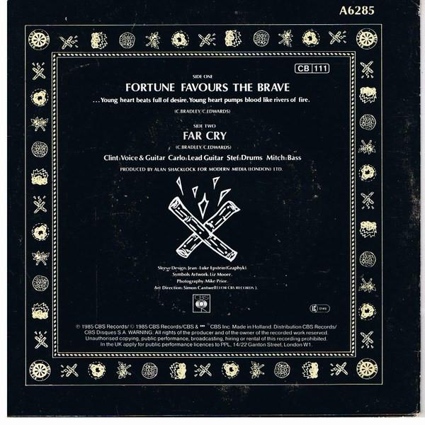 Beltane Fire - Fortune Favours The Brave - 7 Inch