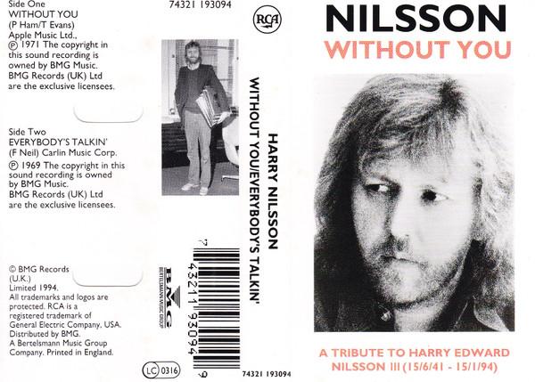 Harry Nilsson - Without You - A Tribute To Harry Nilsson III (15/6/41 - 15/1/94) - Cassette