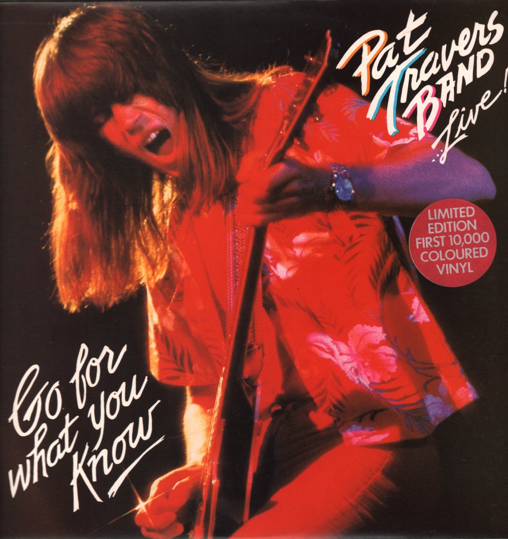 Pat Travers Band - Live! Go For What You Know - Lp