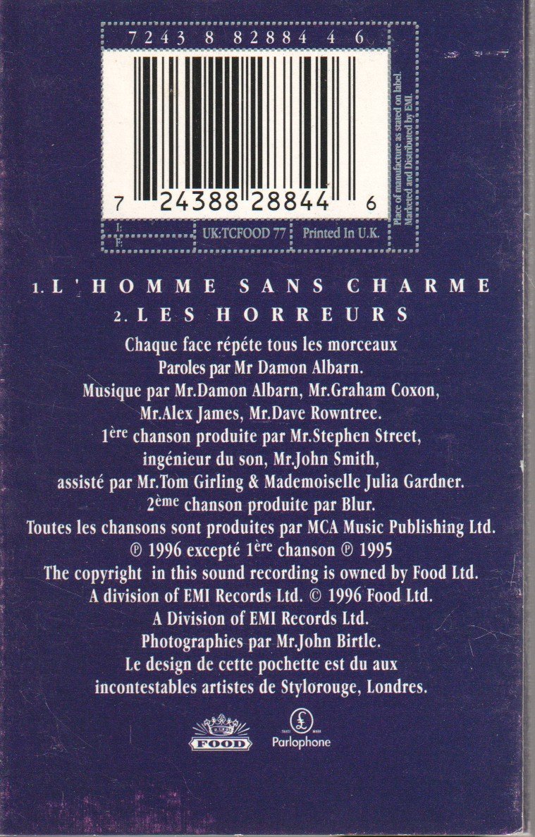 Blur - Charmless Man - Cassette