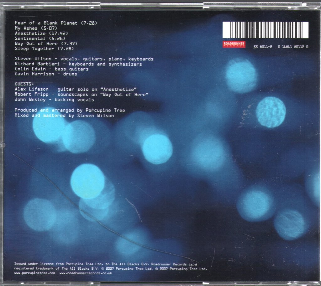 Porcupine Tree - Fear Of A Blank Planet - Cd