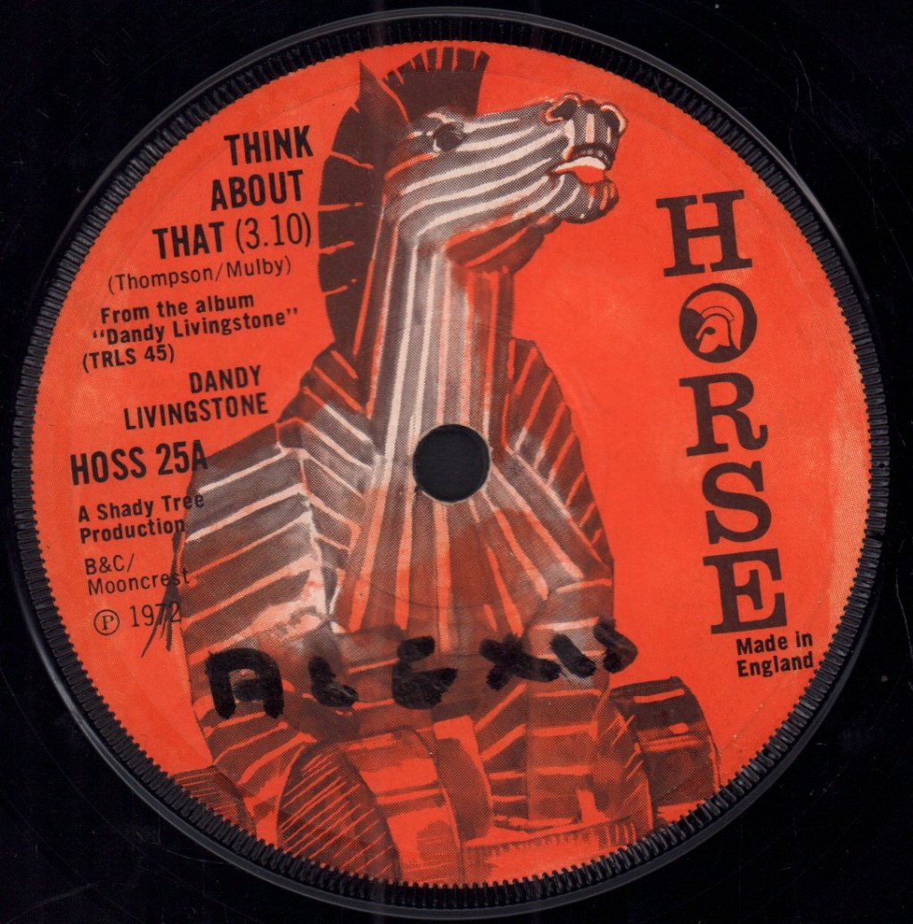 Dandy Livingstone - Think About That - 7 Inch