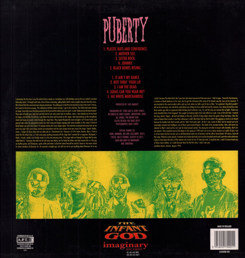 Infant God - Puberty - Lp