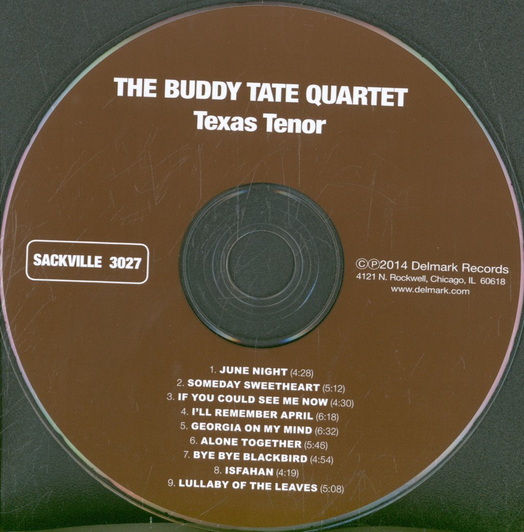 Buddy Tate Quartet - Texas Tenor - Cd