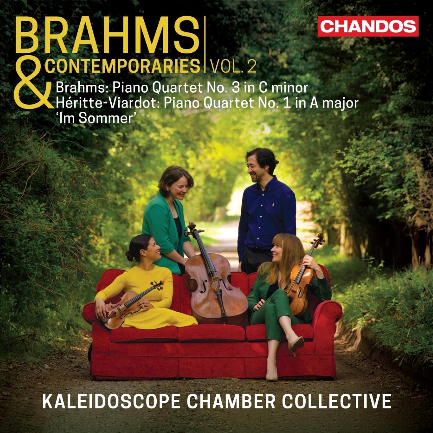 Kaleidoscope Chamber Collective - Brahms & Contemporaries, Vol. 2 - Johannes Brahms: Piano Quartet No. 3 In C Minor; Louise Heritte-Viardot: Piano Quartet No.... - Cd