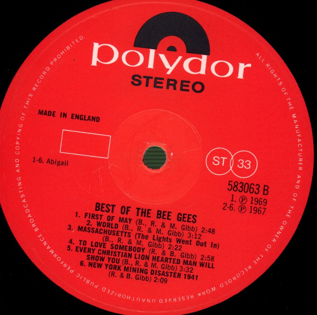 Bee Gees - Best Of - Lp