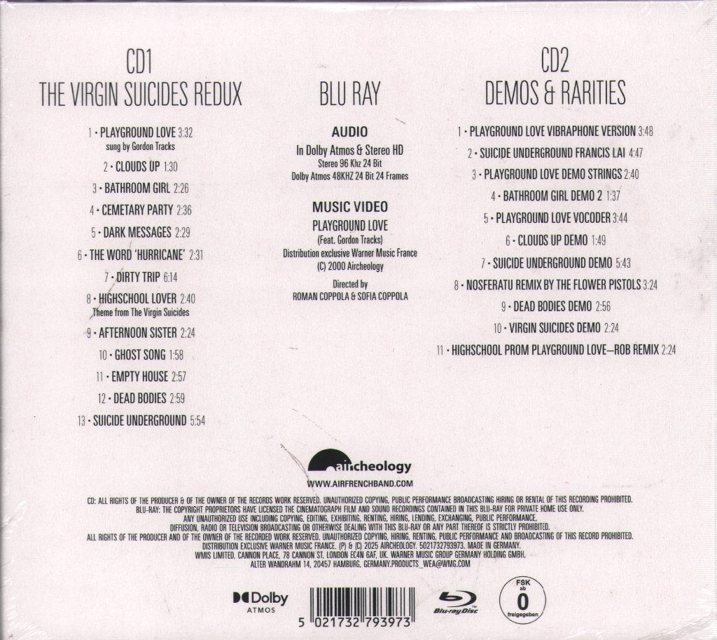 AIR - Virgin Suicides Redux - Cd Set