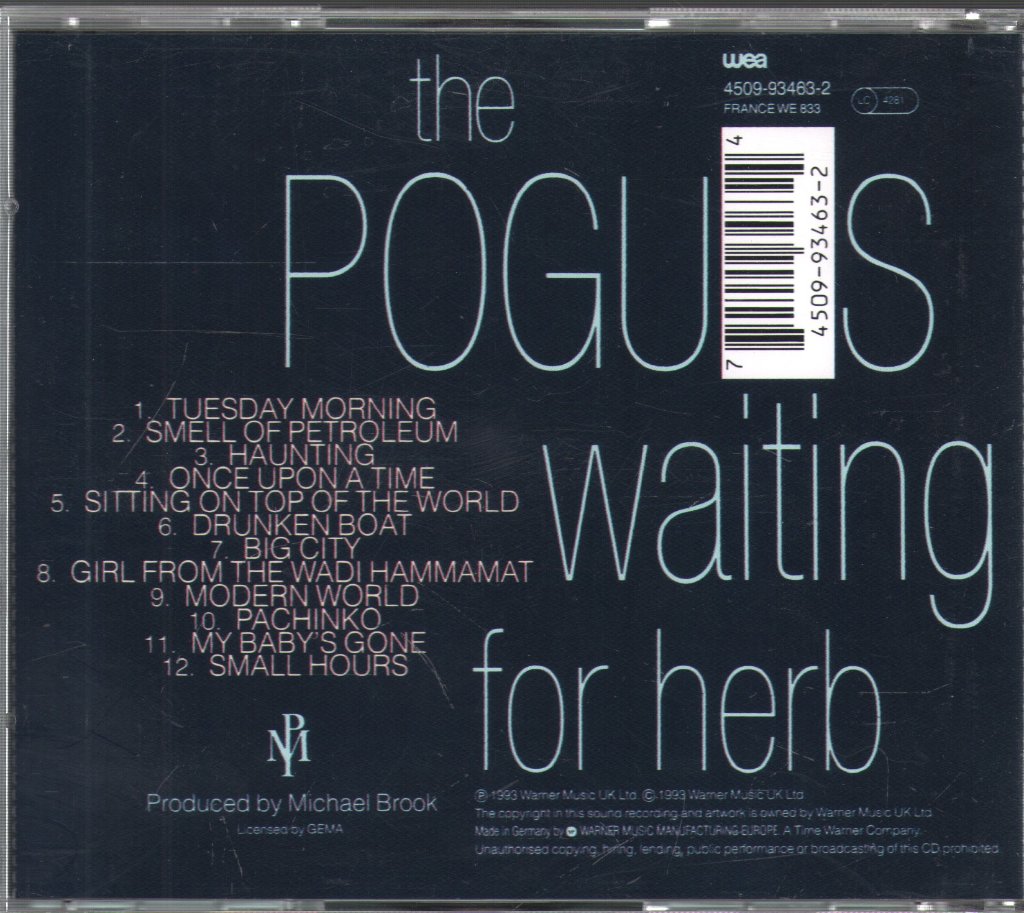 Pogues - Waiting For Herb - Cd