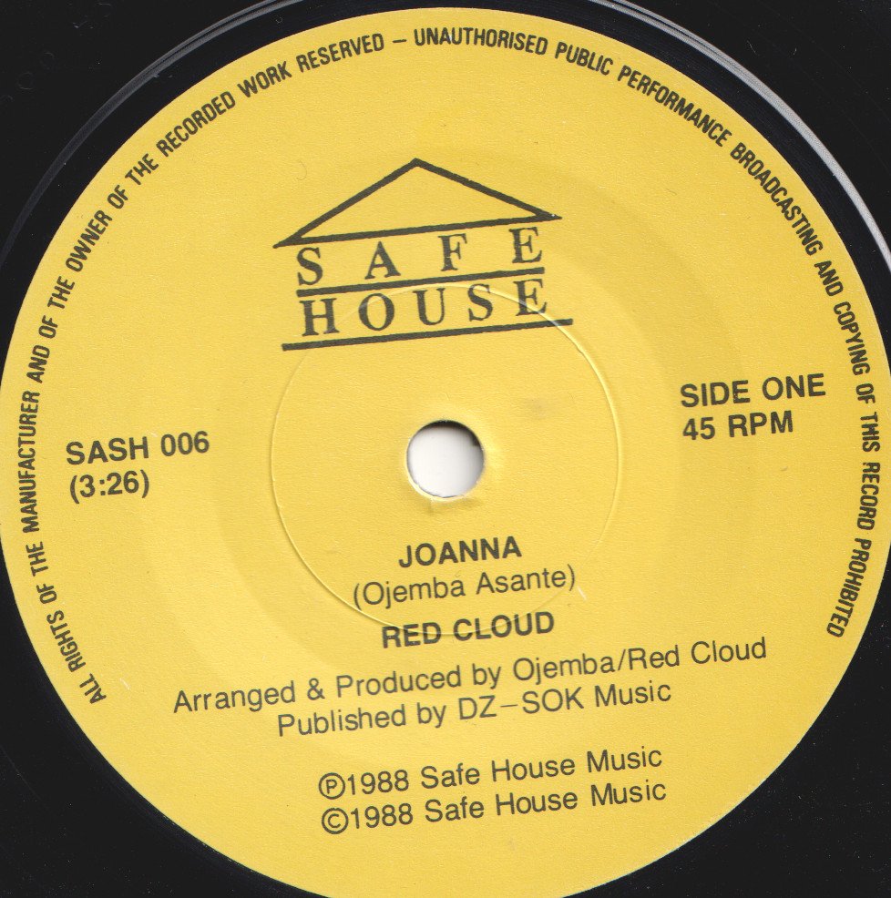 Joanna (80'S) - Red Cloud - 7 Inch