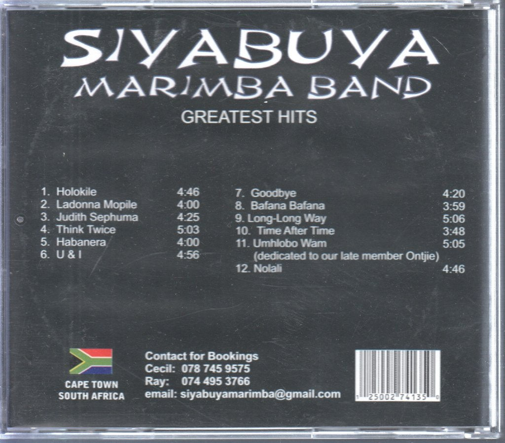 Siyabuya Marimba Band - Siyabuya Greatest Hits - Cdr