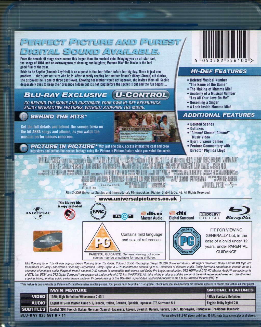 Various Artists - Mamma Mia! - Blu-Ray