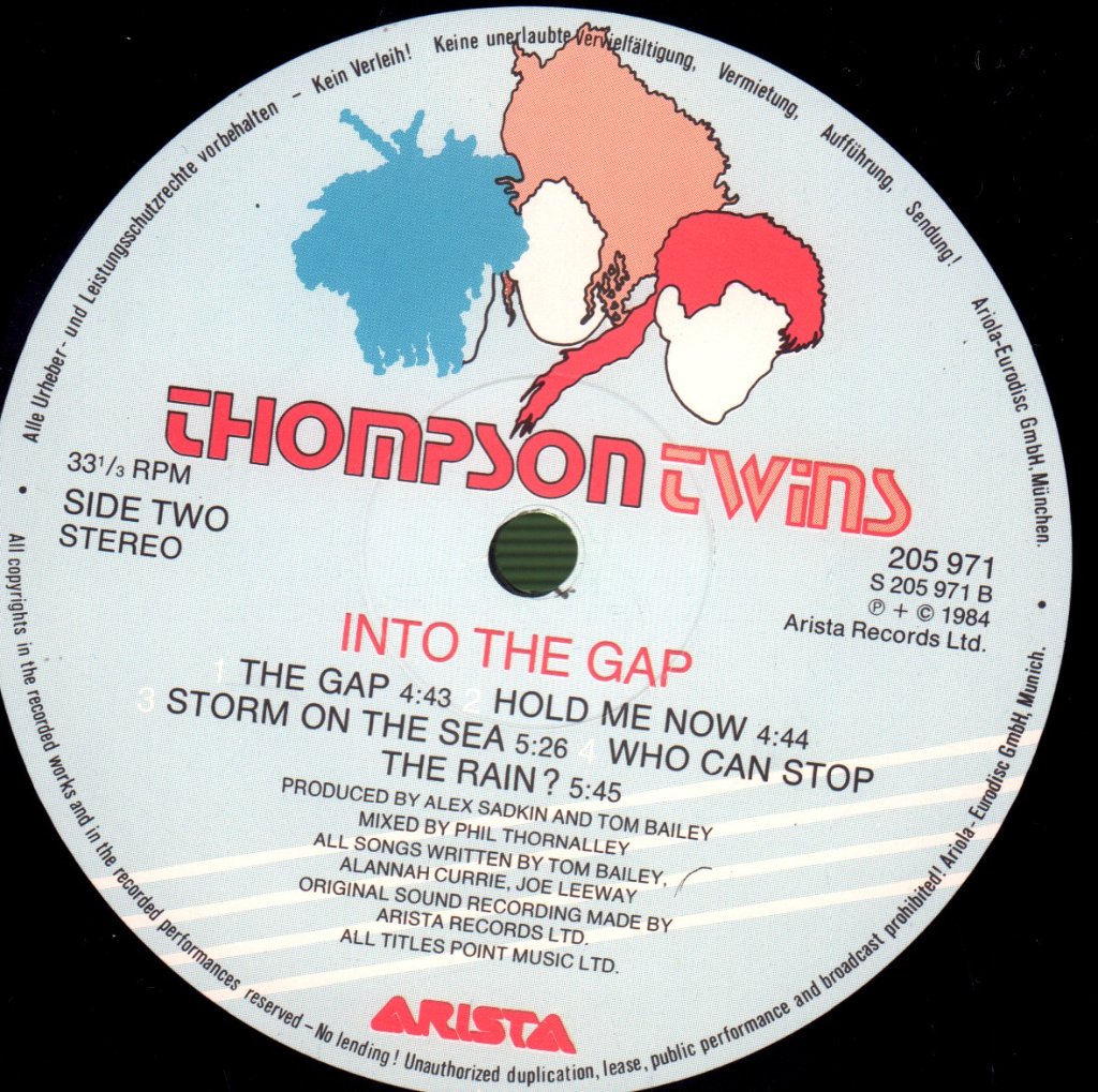 Thompson Twins - Into The Gap - Lp