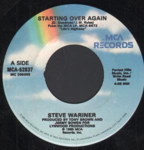 Steve Wariner - Staring Over Again - 7 Inch