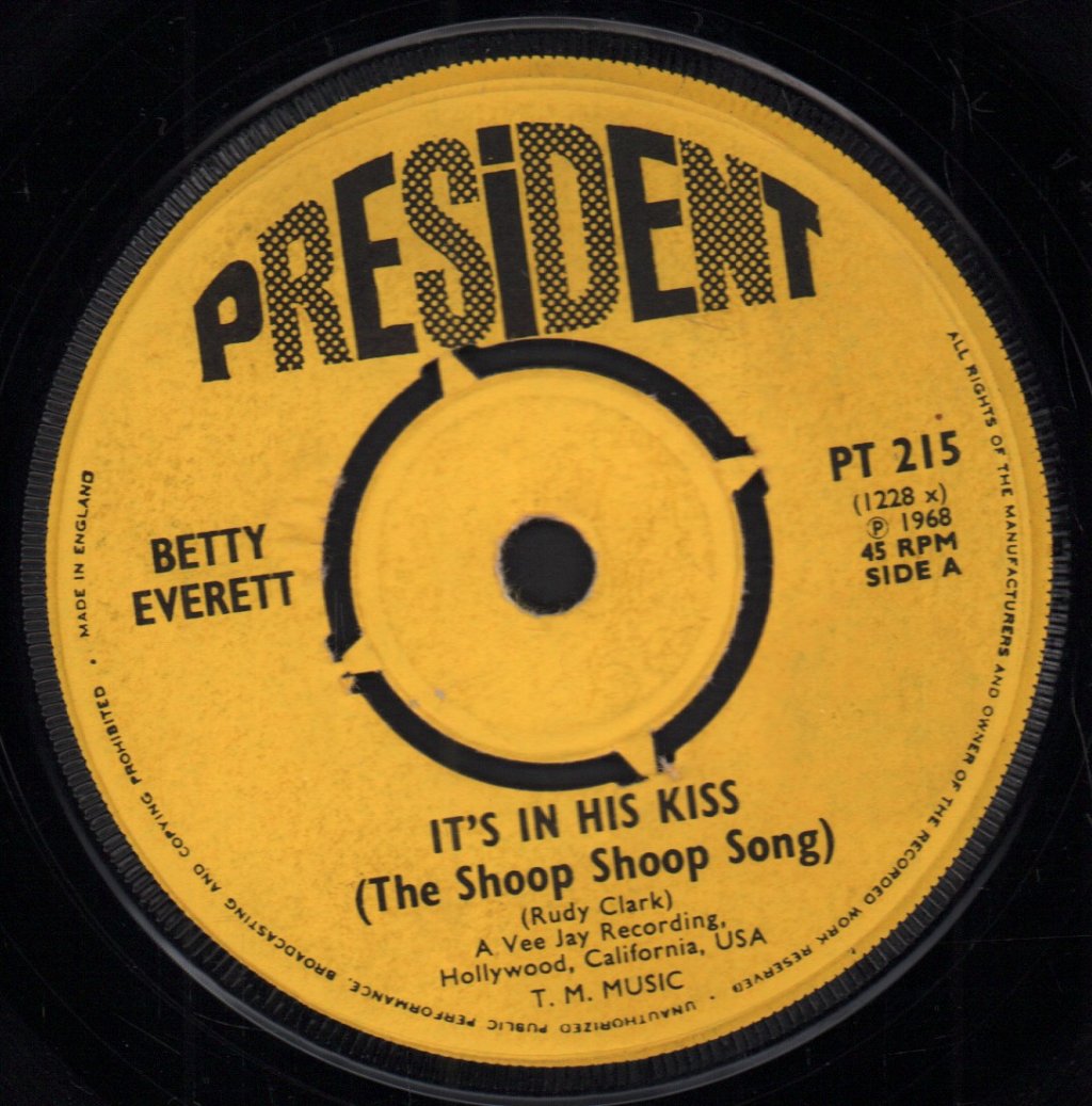Betty Everett - It's In His Kiss - 7 Inch
