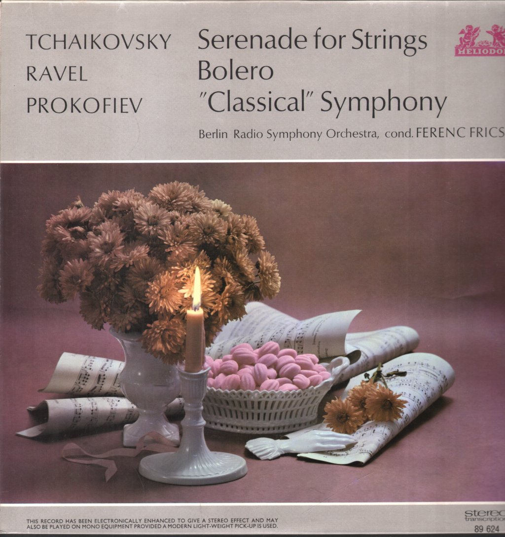 Ferenc Fricsay / Berlin Radio Symphony Orchestra - Tchaikovsky - Serenade For Strings / Ravel - Bolero - Lp