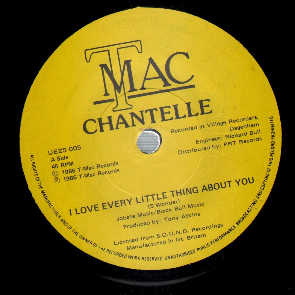 Chantelle - I Love Every Little Thing About You - 7 Inch