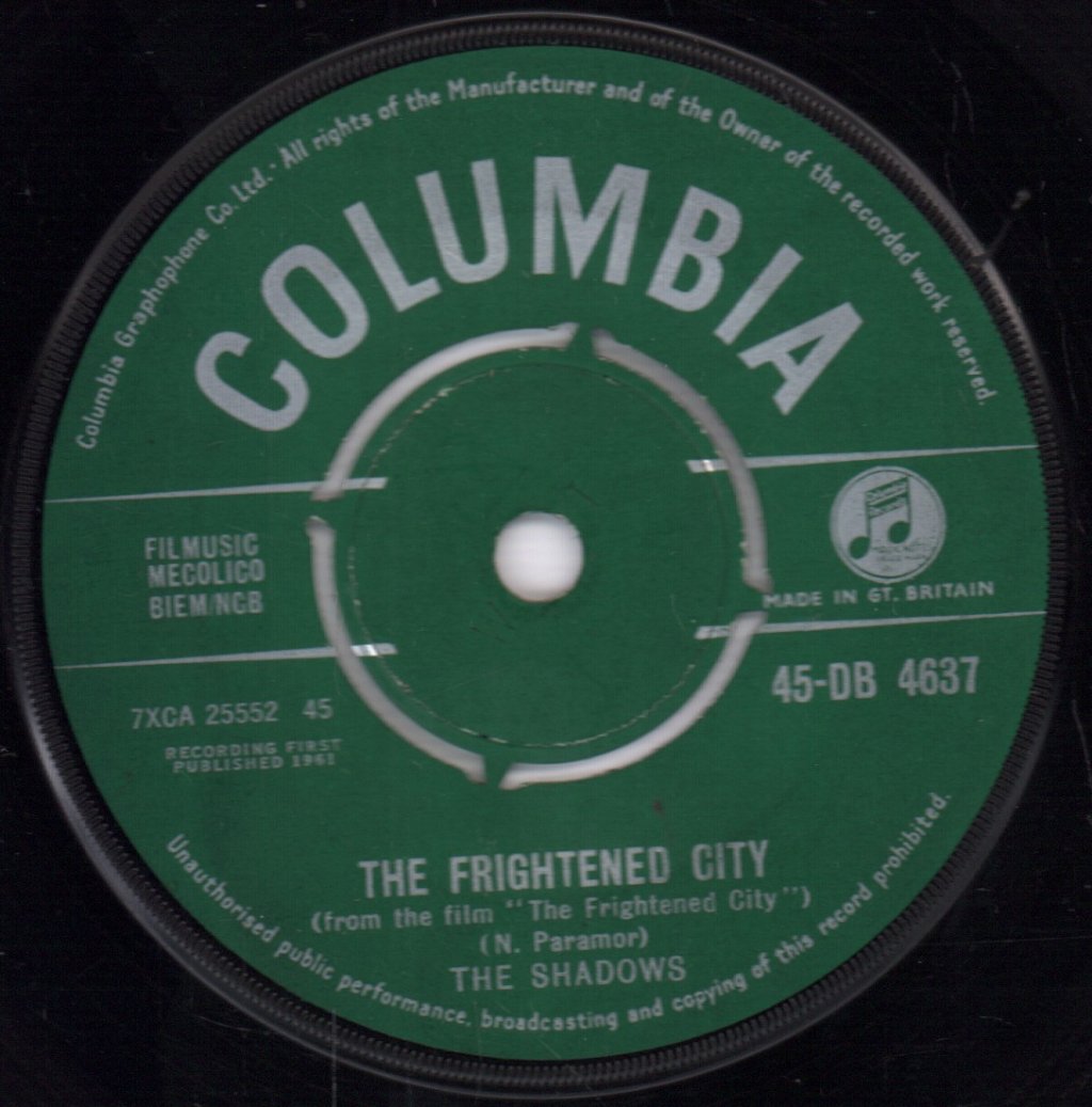 Shadows - Frightened City - 7 Inch