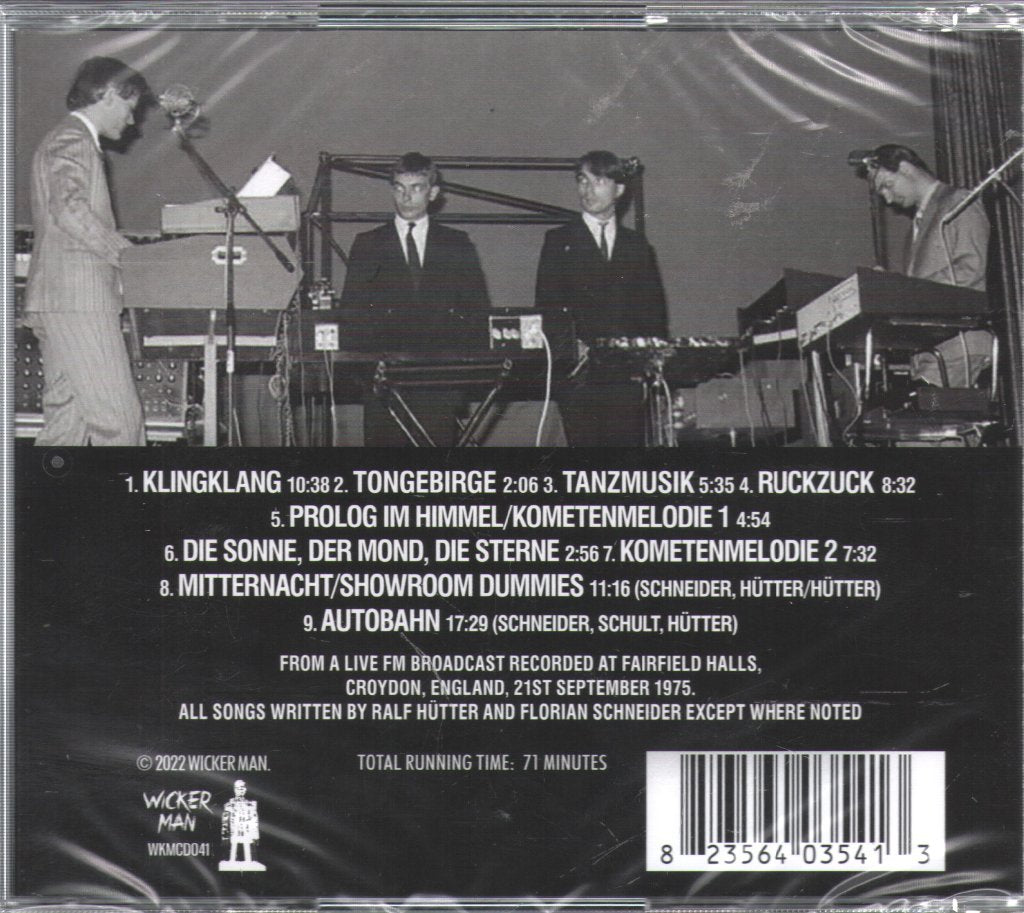 Kraftwerk - Fairfield Four (Uk Broadcast 1975) - Cd