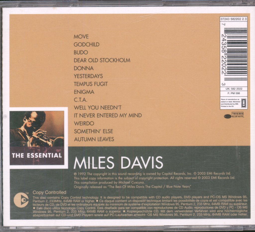 Miles Davis - Essential Miles Davis - Cd