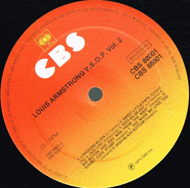Louis Armstrong - V.S.O.P. Vol. 1/2 - Double Lp