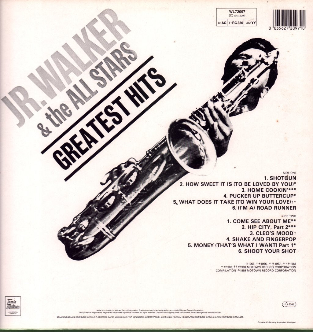 Junior Walker & The All Stars - Greatest Hits - Lp